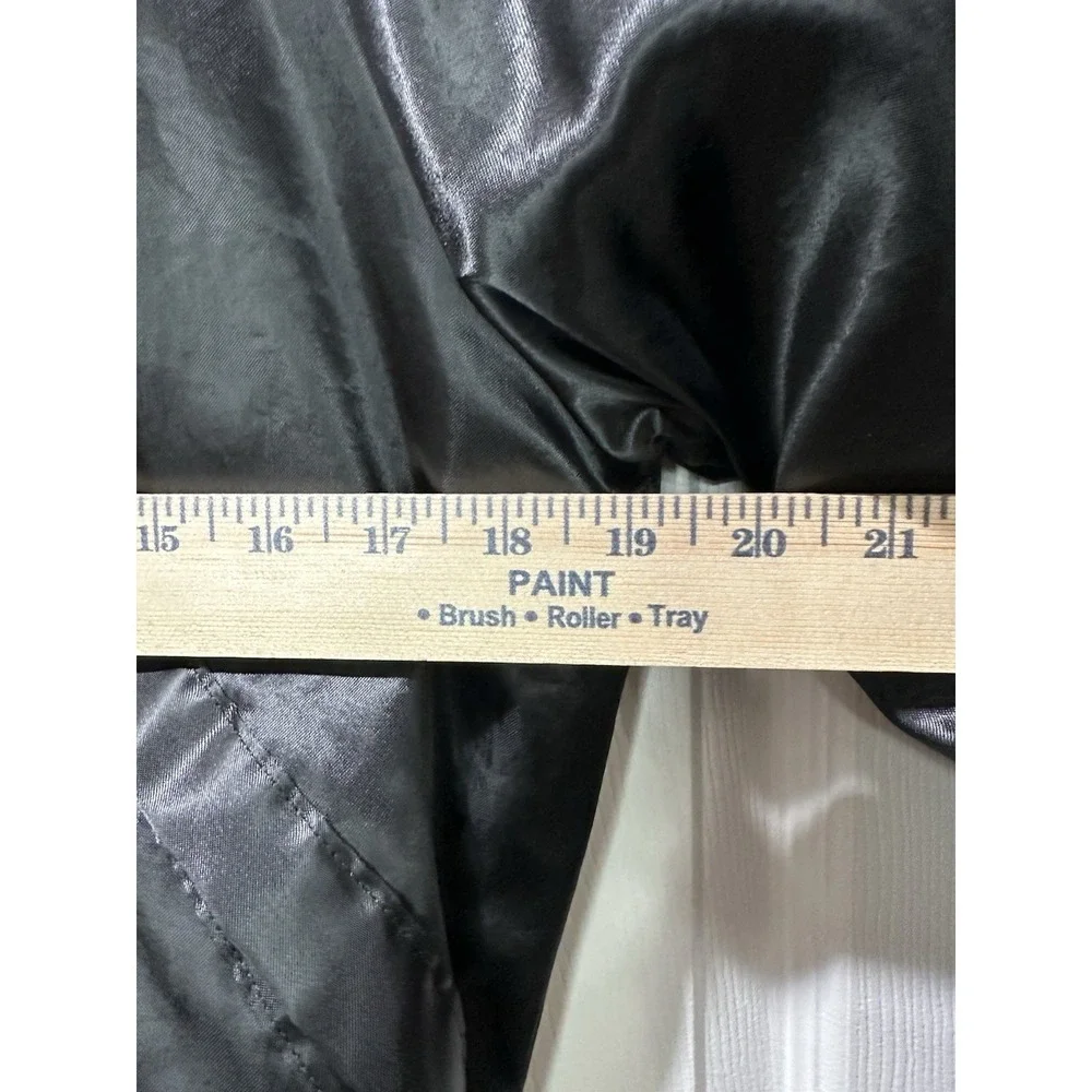 Vintage‎ MCI Women's Small Satin Bomber Jacket Retro Pla-Jaq By Dunbrooke